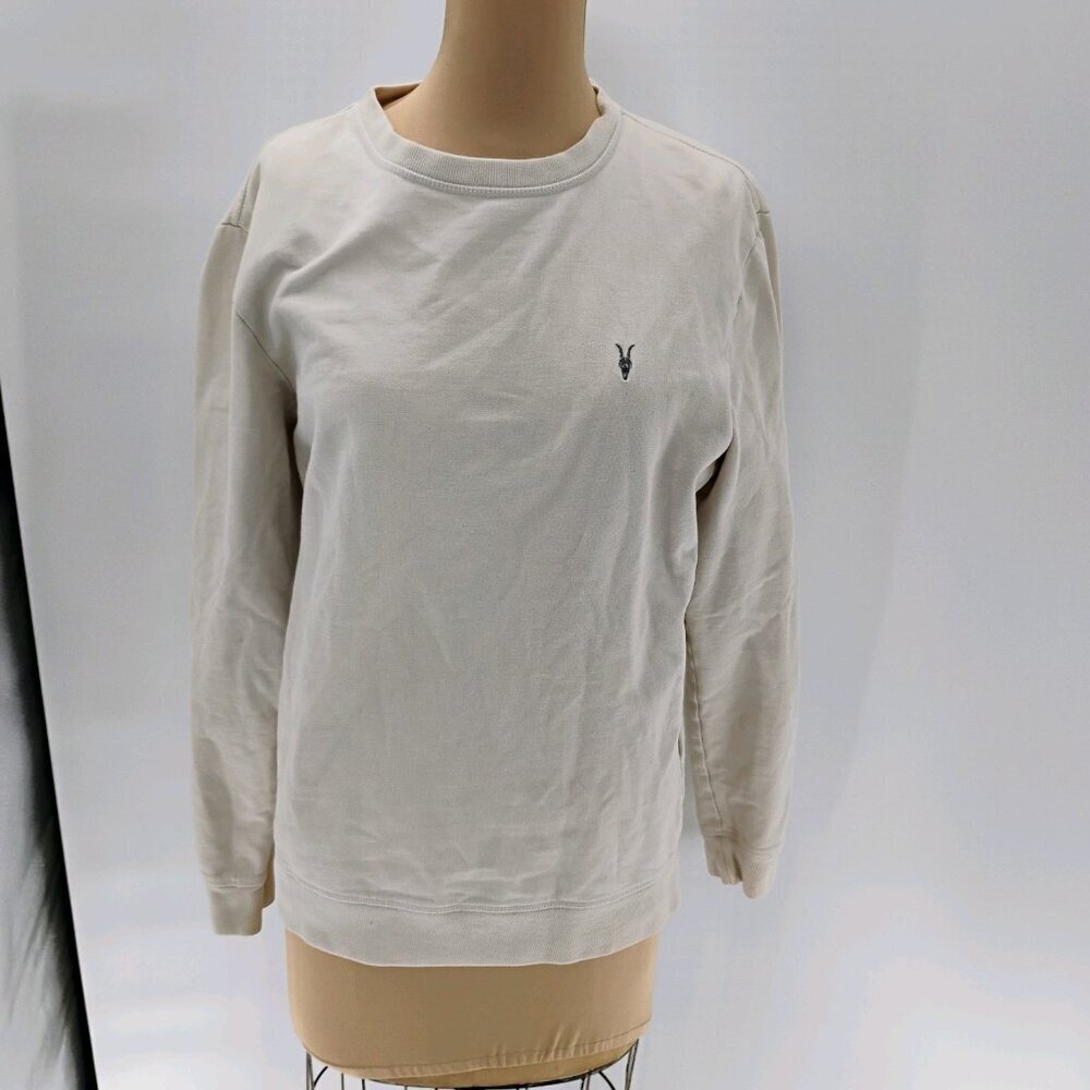 Vintage Allsaints Unisex Cotton Crewneck Sz Xs Y2k 90s Spellout Logo‎ Casual Fit